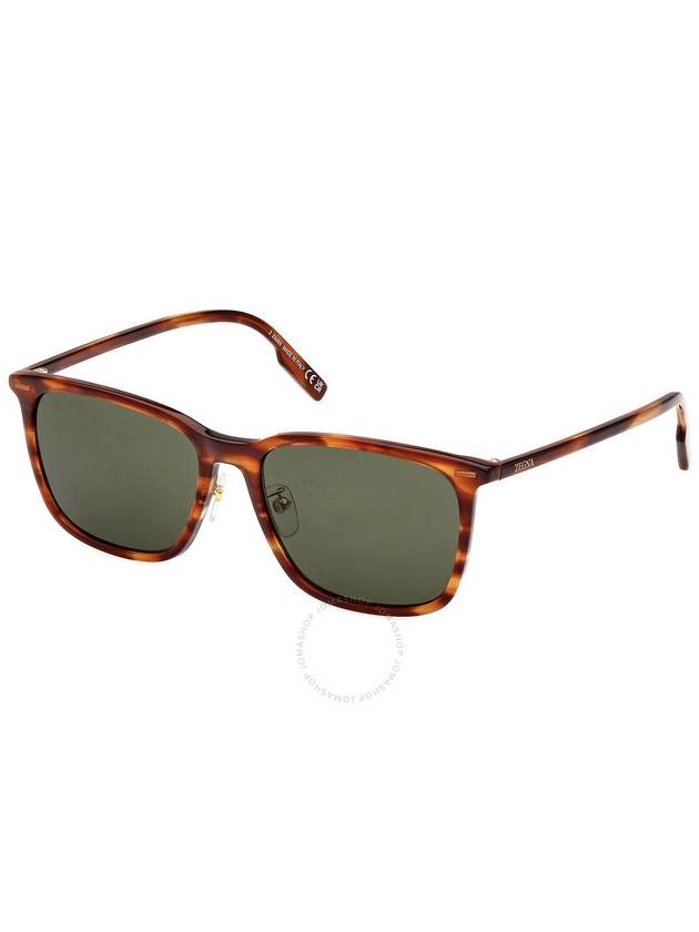 Ermenegildo Zegna Green Square Men's Sunglasses EZ0223-D 56N 57 - ERMENEGILDO ZEGNA - BALAAN 1