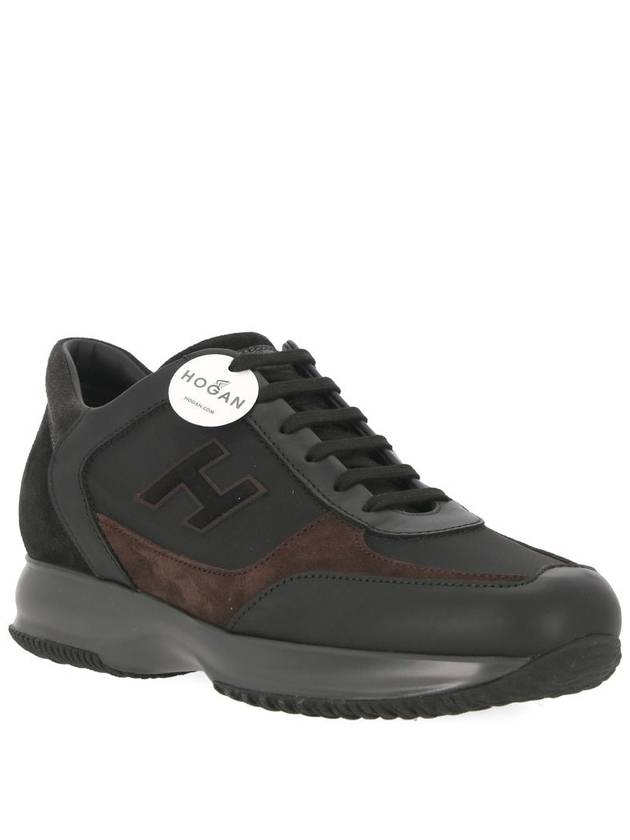 Hogan 'H Floc' Black Suede Sneakers - HOGAN - BALAAN 2