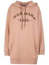 Adito Logo Cotton Hoodie Pink - MAX MARA - BALAAN 2