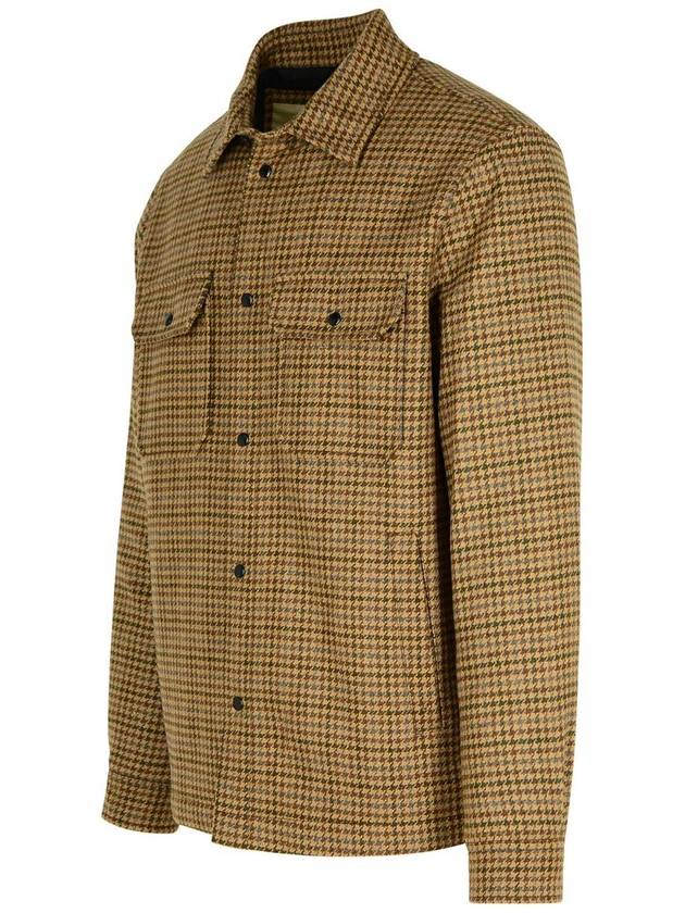 Woolrich 'Alaskan' Beige Wool Blend Shirt - WOOLRICH - BALAAN 2