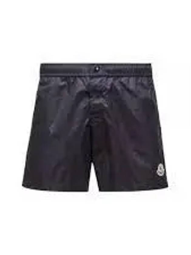 2C00021 53326 743 Logo Patch Swim Shorts - MONCLER - BALAAN 1