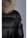 Boedic Fox Fur Women s Long Padding Black - MONCLER - BALAAN 5