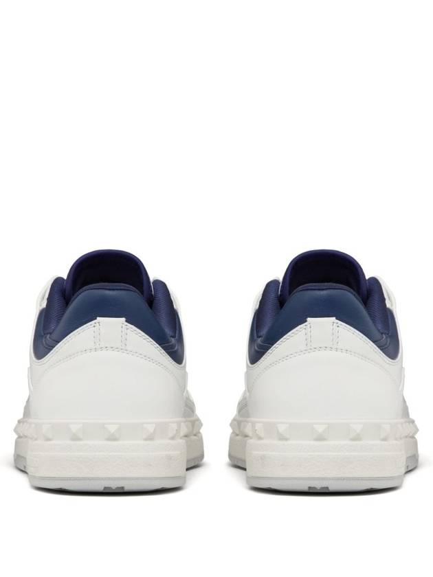 Freedots Calfskin Low Top Sneakers Blue - VALENTINO - BALAAN 5