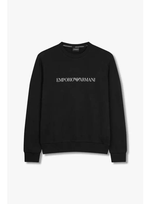 UNDERWEAR Men s Logo Graphic Easy Sweatshirt Black - EMPORIO ARMANI - BALAAN 1