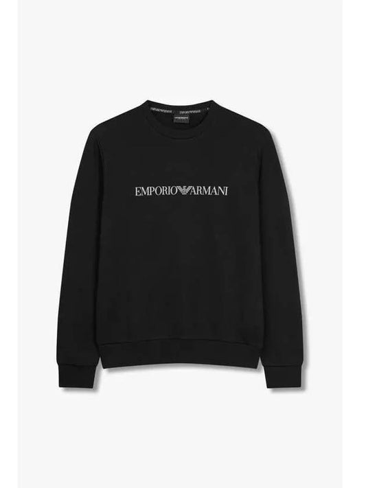 UNDERWEAR Men s Logo Graphic Easy Sweatshirt Black - EMPORIO ARMANI - BALAAN 1