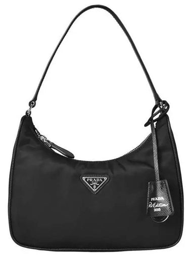 Re edition 2005 nylon hobo bag black - PRADA - BALAAN 1