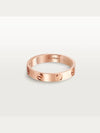 Love Wedding Band Ring Pink Gold - CARTIER - BALAAN 2