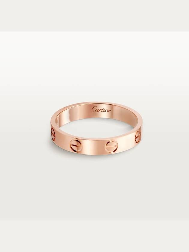 Love Wedding Band Ring Pink Gold - CARTIER - BALAAN 2