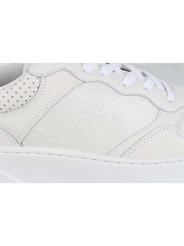 GG emboss sneakers white 9 280 - GUCCI - BALAAN 7