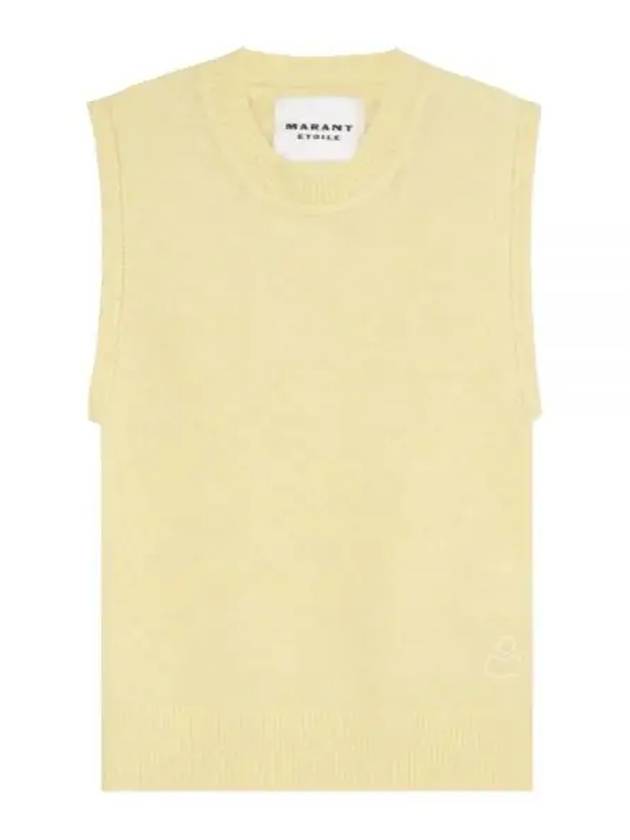 Ametis Knit Vest Light Yellow - ISABEL MARANT - BALAAN 2