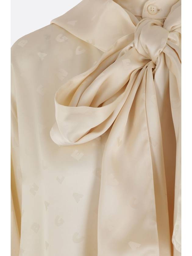 Shirt 725063TNO05 9002 IVORY - BALENCIAGA - BALAAN 4