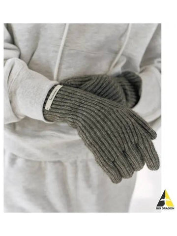 FINGER HOLE GLOVES GRAY - BENSIMON - BALAAN 1