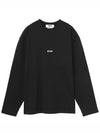 Micro Logo Print Long Sleeve T-Shirt Black - MSGM - BALAAN 5