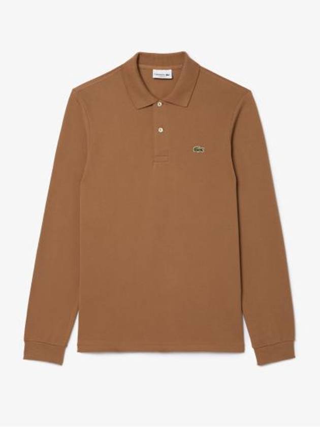 Men's Classic Polo Shirt Brown - LACOSTE - BALAAN 2