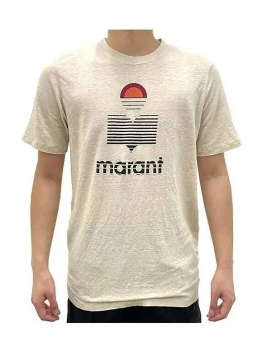 Men s KARMAN Logo Short Sleeve T Shirt Ek 1094566 - ISABEL MARANT - BALAAN 1