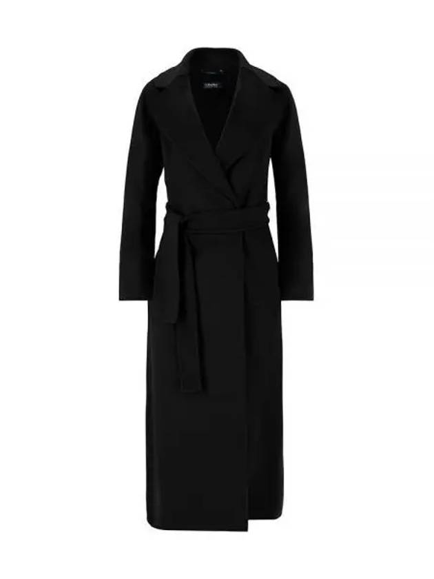 Poldo Long Wool Single Coat Black - MAX MARA - BALAAN 2