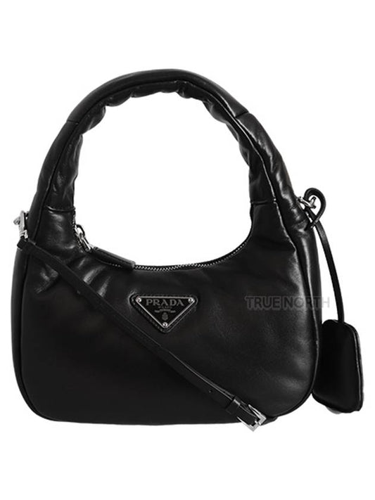 Soft Padded Nappa Leather Mini Bag Black - PRADA - BALAAN 2