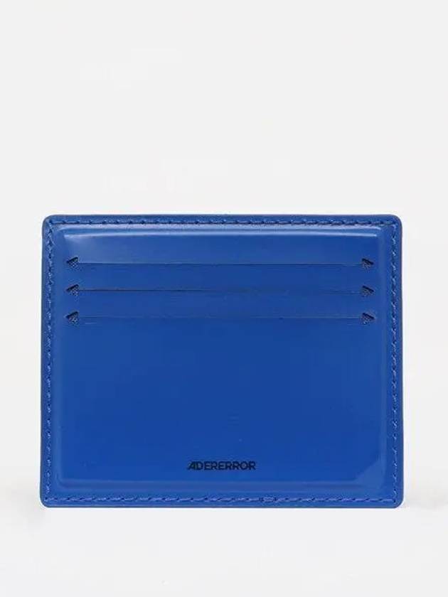 Blue logo three dimensional men s card wallet BN01SSWA0206BL 1043313 - ADER ERROR - BALAAN 1