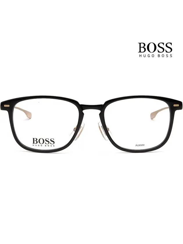 Eyewear Square Glasses Black Gold - HUGO BOSS - BALAAN 4