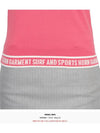 Women's Logo Short Sleeve PK Shirt Pink - HORN GARMENT - BALAAN 10