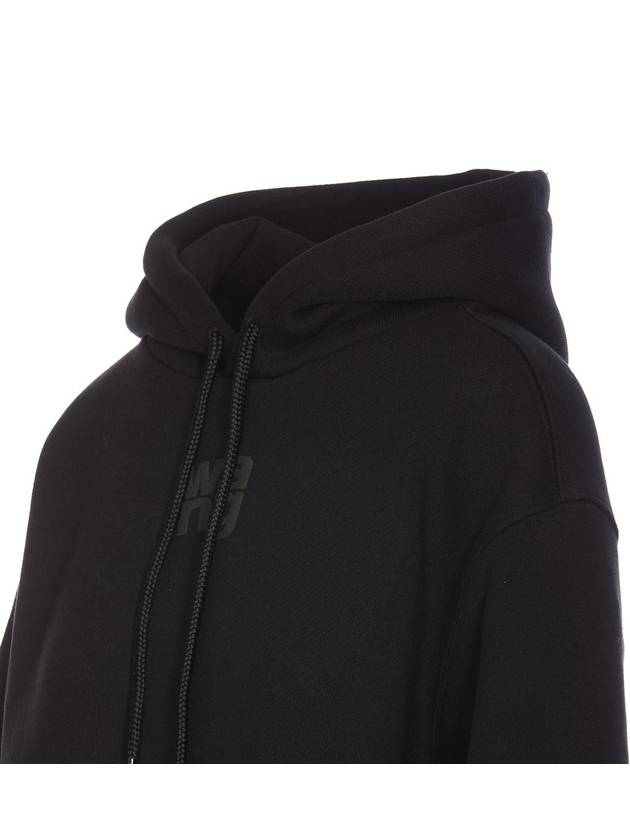 Puff Logo Hooded Top Black - ALEXANDER WANG - BALAAN 2