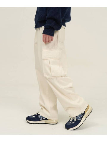 Cargo Denim Wide Pants 3 Colors - EXCONTAINER - BALAAN 1