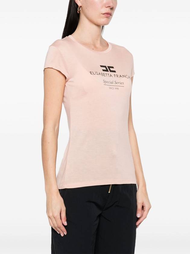 logo-print T-shirt - ELISABETTA FRANCHI - BALAAN 3