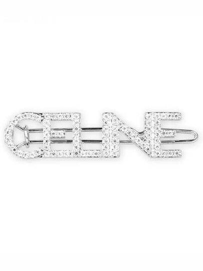 Monochroms Crystal Hair Clip Silver - CELINE - BALAAN 2