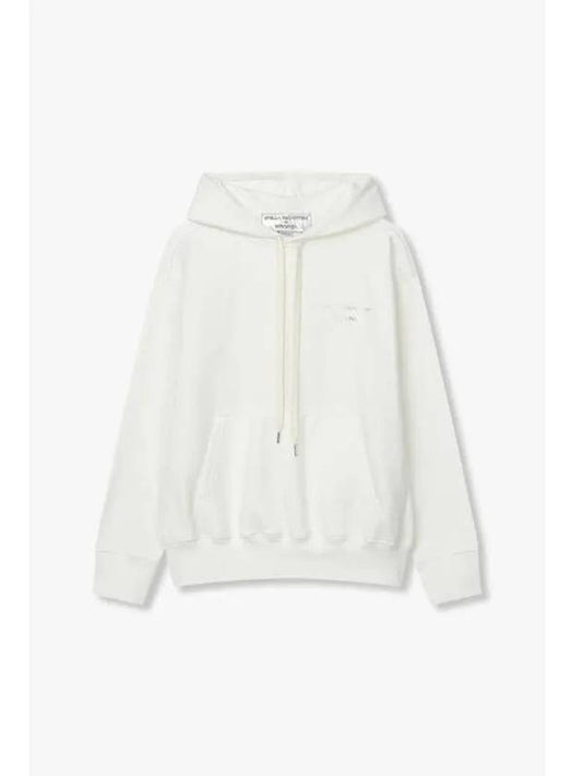 STELLA McCARTNEY Shining Graphic Hooded Sweatshirt Cream - STELLA MCCARTNEY - BALAAN 1