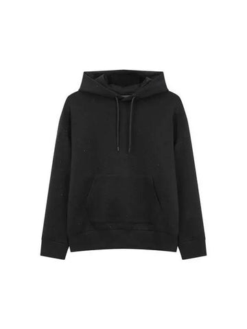 Men s Wide Cubic Hooded Sweatshirt Black - EMPORIO ARMANI - BALAAN 1