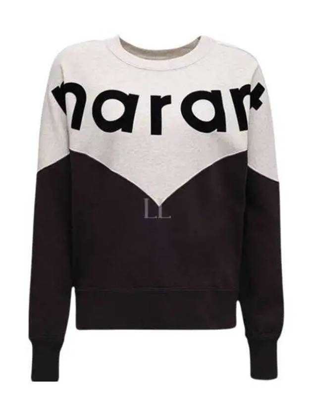 Howley Two Tone Logo Sweatshirt Faded Black - ISABEL MARANT - BALAAN 2