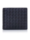 Men's Intrecciato Half Wallet Navy - BOTTEGA VENETA - BALAAN 2