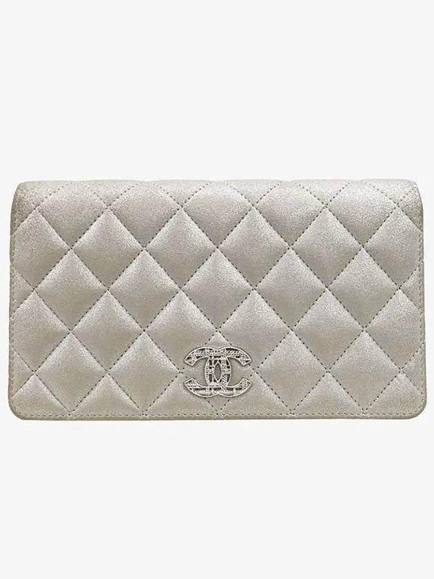 silver long wallet - CHANEL - BALAAN 2