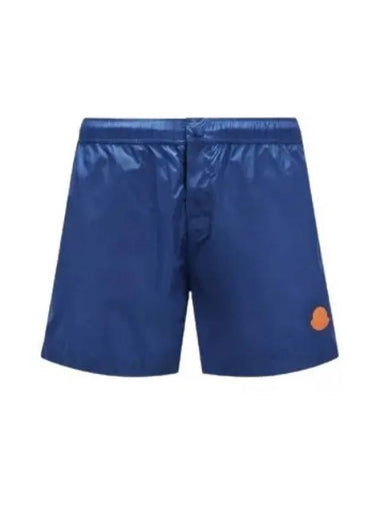 24 2C00019 53326 749 Logo Patch Swim Shorts - MONCLER - BALAAN 1