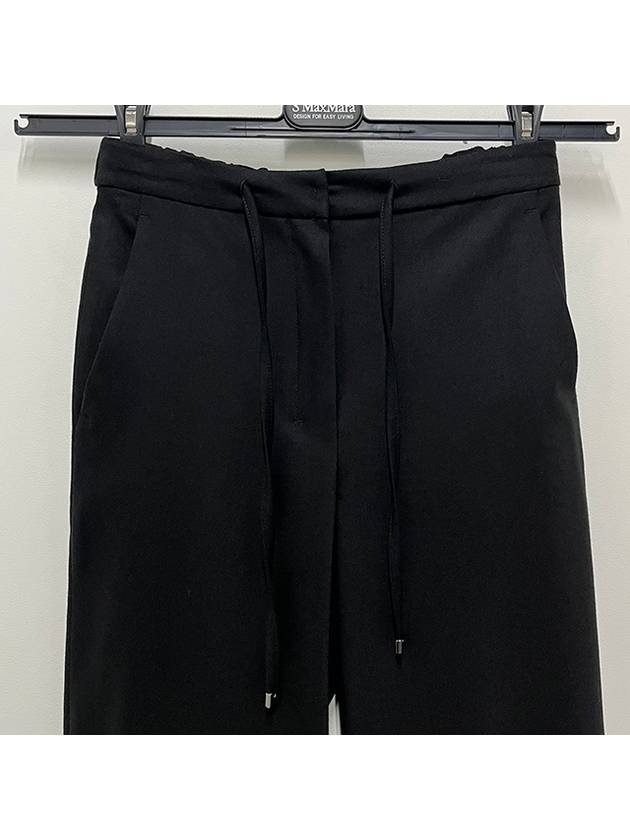 Floria Virgin Wool Track Pants Black - MAX MARA - BALAAN 4