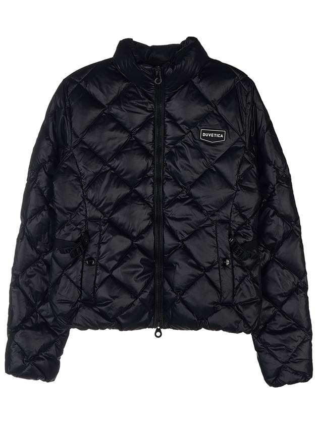 Sora Logo Quilted Short Padding Black - DUVETICA - BALAAN 11