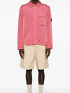 Chrome-R Pocket Over Long Sleeve Shirt Pink - CP COMPANY - BALAAN 4