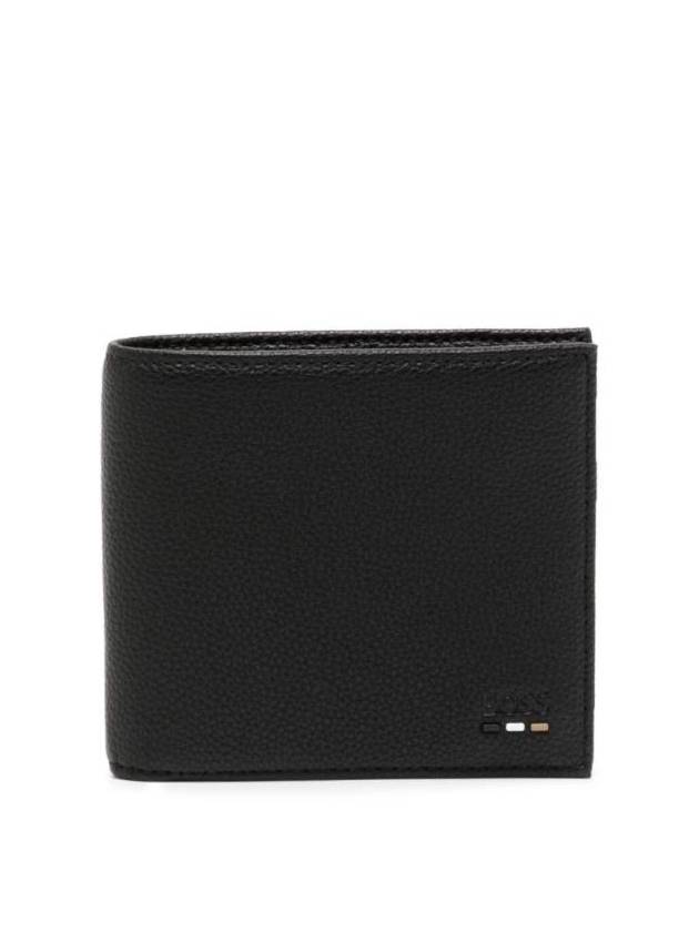 Logo 2-Fold Half Wallet Black - HUGO BOSS - BALAAN 1