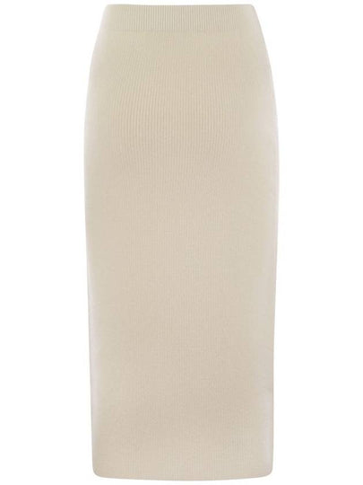 Ribbed pencil skirt - FABIANA FILIPPI - BALAAN 2