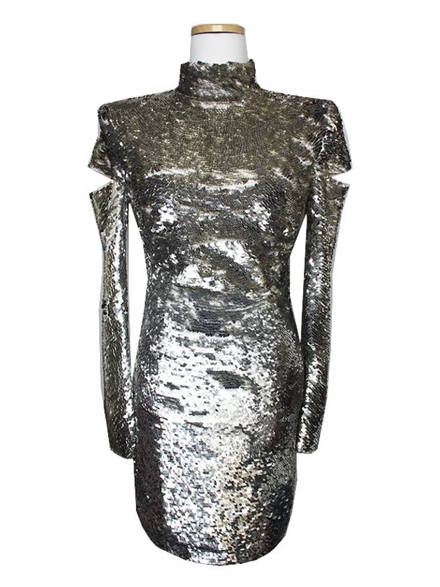 Helmut Lang champagne sequin dress 55 - HELMUT LANG - BALAAN 1