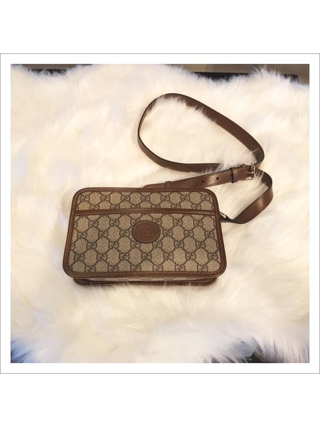 GG Interlocking Mini Cross Bag Brown - GUCCI - BALAAN 7