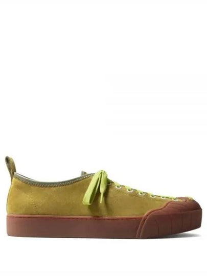 ISI Leather Low Top Sneakers Green - SUNNEI - BALAAN 2