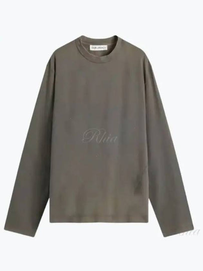 Bleach Effect Long Sleeve T-Shirt Grey - OUR LEGACY - BALAAN 2