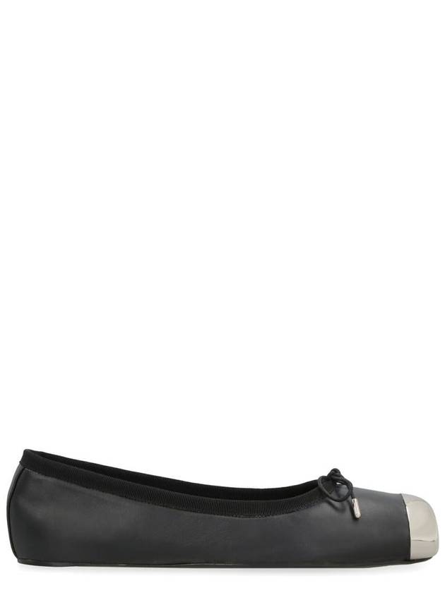 Metal Toe Ballerina Flats Black - ALEXANDER MCQUEEN - BALAAN 2