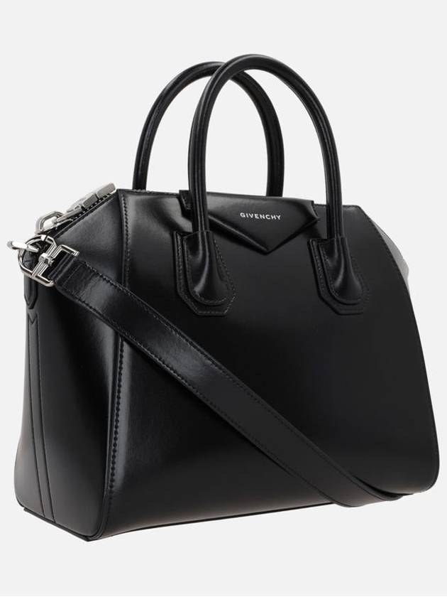 Antigona Leather Small Tote Bag Black - GIVENCHY - BALAAN 3