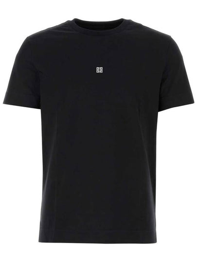 4G Logo Cotton Short Sleeve T-shirt Black - GIVENCHY - BALAAN 2