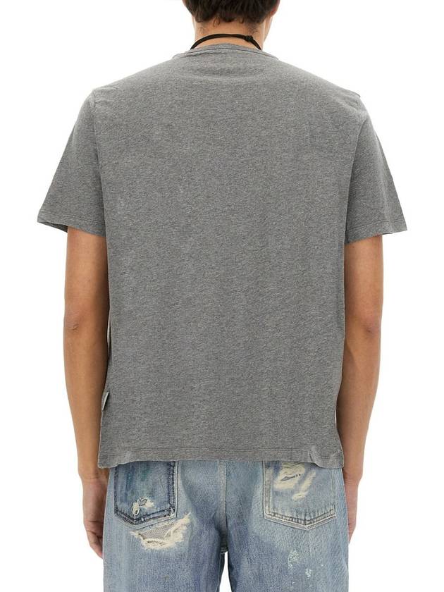 New Box Short Sleeve T-Shirt Grey Melange - OUR LEGACY - BALAAN 4