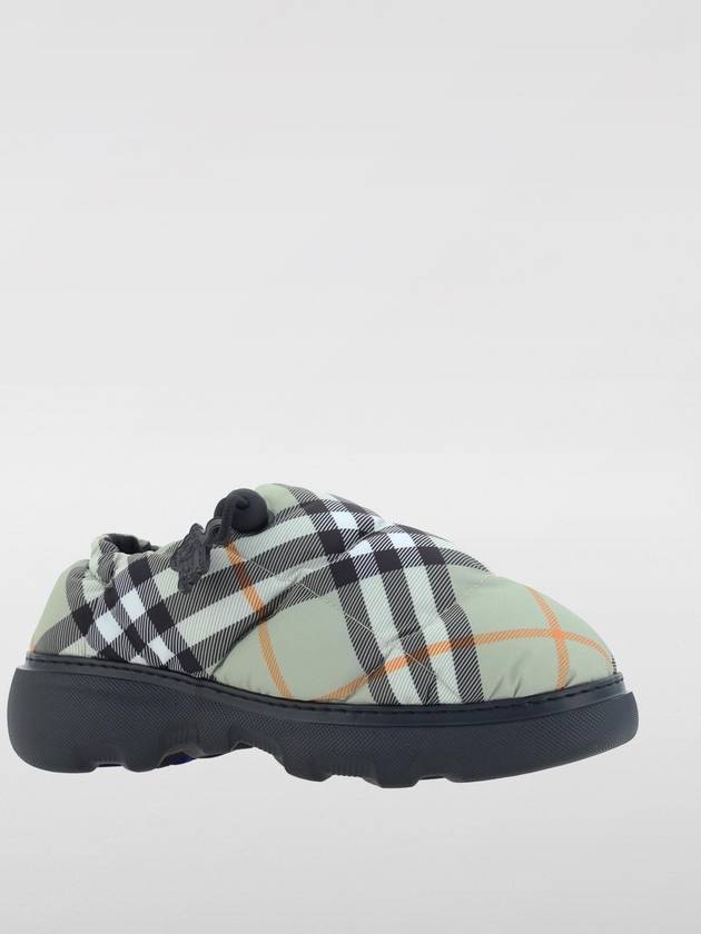 Check Nylon Pillow Loafers Green - BURBERRY - BALAAN 3