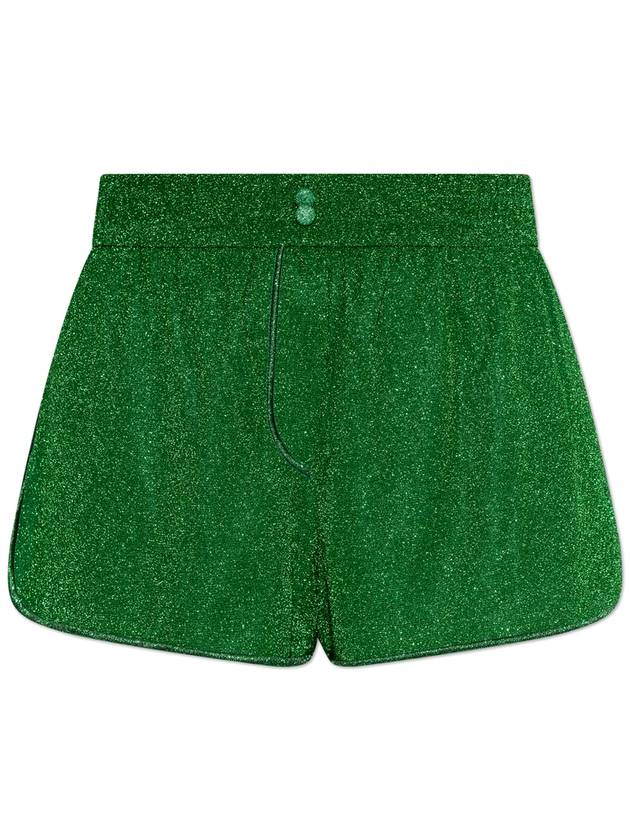 Oseree Shorts With Glitter Finish, Women's, Green - OSEREE - BALAAN 1