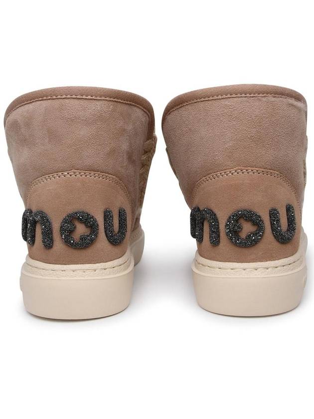 Mou Eskimo Beige Sheepskin Sneakers - MOU - BALAAN 4